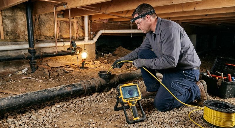 Drain Line Inspection in Marietta, GA
